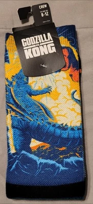 Godzilla Vs Kong Socks From Bioworld Rare - Image 1 of 2