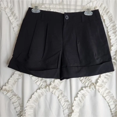 Club Monaco Black Wool Shorts Sz 0 - Image 1 of 4
