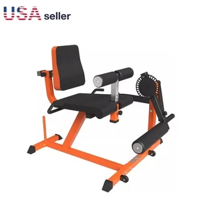 Leg Extension Curl Machine Lower Body Leg Rotary Extension for Home, Orange - Picture 1 of 6