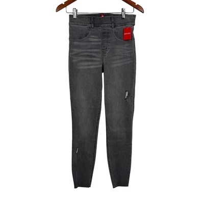 Spanx Petite Distressed Denim Leggings in Vintage Gray Size S NWT - Image 1 of 4