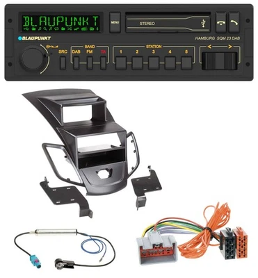 Blaupunkt USB DAB Bluetooth MP3 Autoradio für Ford Fiesta 08-10 Display schwarz - Bild 1 von 4