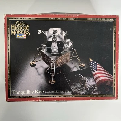 VINTAGE 1982 Revell TRANQUILLITY BASE The History Makers Model Kit RARE Open Box - Image 1 of 4