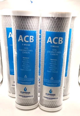 Express Water Activated Carbon Block Water Filter Replcmnt - 5 Micron -  Reverse - Image 1 of 4