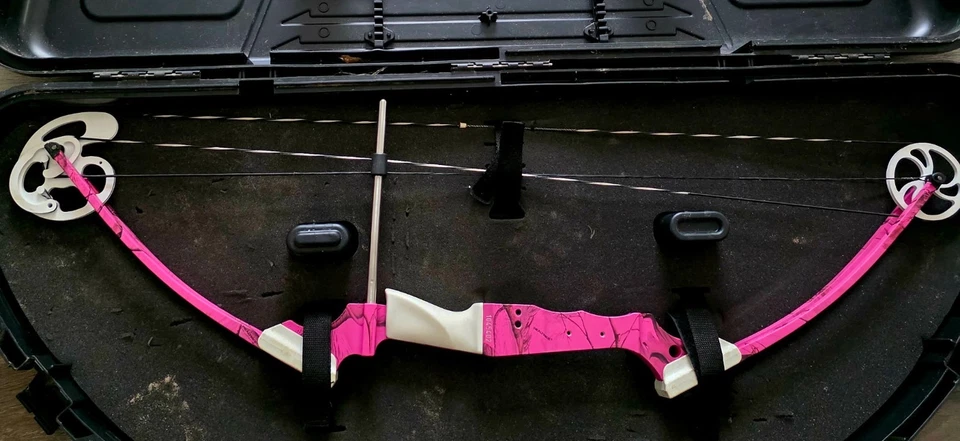 arco compuesto mano derecha genisis camuflaje rosa Foto 1 de 1