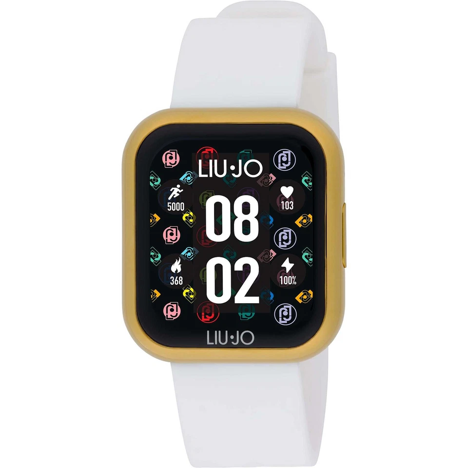 Smartwatch LIU JO LUXURY VOICE MINI SWLJ140 Silicona Blanco Dorado Pantalla Táctil Foto 1 de 1