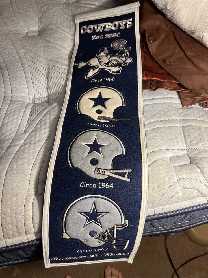 DALLAS COWBOYS NUEVO Banner Lana 8x32 Heritage Evolution Design NFL FOOTBALL Foto 1 de 2