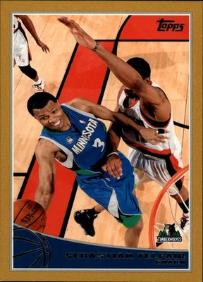 2009-10 Topps Gold #170 Sebastian Telfair Card /2009 - Image 1 of 2