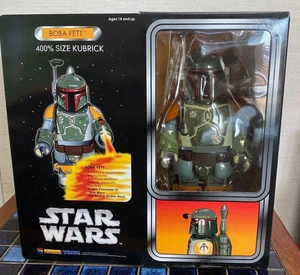 Neue Cuberick Star Wars Bob Fett 400% Figur aus Japan M - Bild 1 von 4