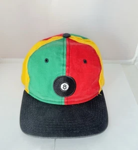 VTG 90s 8 Ball SnapBack Hat Streetwear Multi Color - Picture 1 of 5
