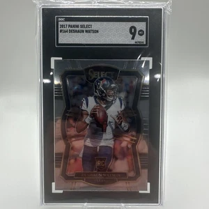 2017 Panini Select Premier Level Deshaun Watson #164 Prizm (RC) SGC 9 - Foto 1 di 3