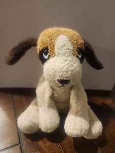 Russ Berrie Luv Pets Bandit braun Welpe Hund Sitzsack Spielzeug 5 Zoll Plüsch Gämse - Bild 1 von 6