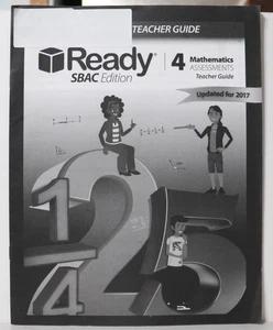 Ready SBAC Edition Mathematics Assessments Teacher Guide Grade 4 NEW - Picture 1 of 7
