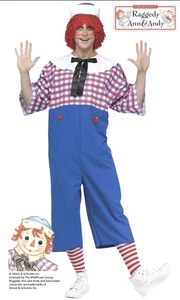 Disfraz de Halloween Andy Raggedy adulto NUEVO paquete completo mundo divertido OSFM L 6 pies-200 lb - Imagen 1 de 12