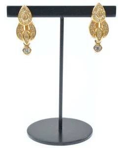 Christian Dior Earrings Gold 2200595289271 - Picture 1 of 5
