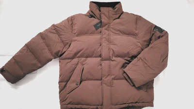 NEW rag & bone MEN'S MAHOGANY QUILTED & PUFFER BUBBLE DOWN JACKET SIZE XL - Image 1 of 4