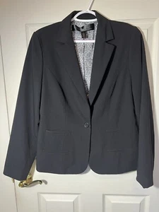 Giacca nera Apostrophe blazer carriera aziendale taglia 10 tasche foderate - Foto 1 di 8