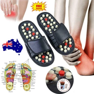 Reflexology Acupressure Sandals Foot Massager Slippers Home Massage Shoes Gift - Picture 1 of 21
