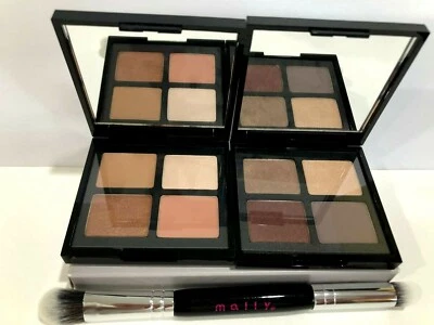 MALLY Open Up Eyeshadow Quad set of 2  EVERYDAY NUDES & DEEP NEUTRALS  NIB - Image 1 of 4