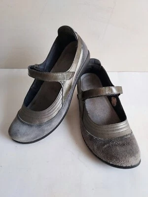 ZAPATOS NAOT KIREI MARY JANE GRIS/OLIVA GAMUZA CUERO CÓMODOS PARA MUJER TALLA EU 40, US 9 Foto 1 de 4