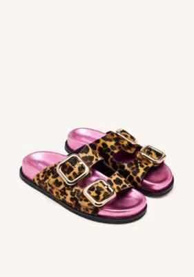 Gioseppo MIFFLIN Damen Mehrfarbig Badelatschen den Sommer Leder 75453-PLeopardo