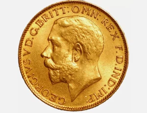 Australia Gold Sovereign George V 1923 P Perth mint unc. detail KM#29 - Picture 1 of 2