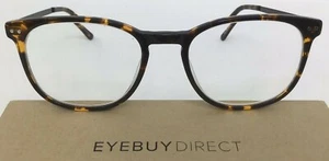 Eyebuydirect Savvy 51-19-145 C2 Tortoise Acetate Eyeglasses FRAMES ONLY E28 - Picture 1 of 7