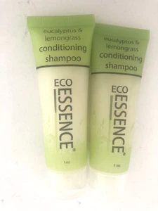 LOT of 2 ECO ESSENCE 1oz TRAVEL SIZE Eucalyptus Lemongrass CONDITIONING SHAMPOO - Picture 1 of 6