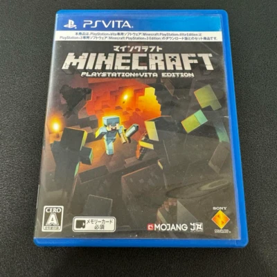 Minecraft: PlayStation Vita Edition - PS Vita w/case Japanese game Tested F/S - Image 1 of 4