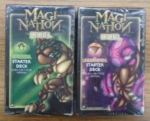Magi Nation Duel Naroom & Underneath Edición Ilimitada Bastas de Inicio Selladas De Nuevo de Nuevo - Imagen 1 de 3
