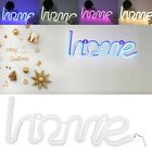 LED Neon Light Unique HOME‑Pattern Wall Sign Lamp Proposal Wedding Party Bar QT