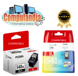 Compatibile Canon Cartuccia PG 540 XL e/o CL 541 XL - Foto 1 di 3