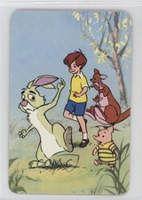 1965 Disney Winnie the Pooh Card Game Rabbit Christopher Robin Kanga Roo 2xw