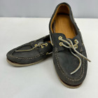Sperry Top Sider Mens Gold Cup Authentic Original Boat Shoes Gray 2 Eye 7.5 M