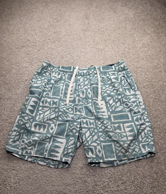 Reyn Spooner Mens Blue Hawaiian Pattern Mesh Lined Swim Trunk Shorts Size XL - Image 1 of 4