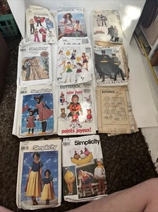Simplicity Halloween Sewing Patterns Lot Pre Owned - Picture 1 of 12