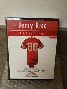 💥HOF💥JERRY RICE🌟🏈1991🏈GAME🔥WORN💥SWATCH💥JERSEY💥SEALED💥BOX💥 - Picture 1 of 6