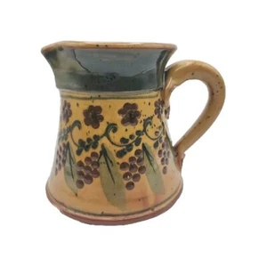 Jarra de terracota Sud & Co FF Griffi Córcega cerámica patrón miel hecha a mano - Imagen 1 de 16