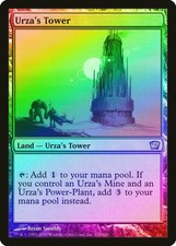 Urza's Tower FOIL 9th Edition PLD Land Uncommon MAGIC GATHERING CARD ABUGames
