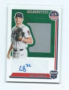 2022 Panini USA Stars & Stripes-Will Sanders Autograph/Jersey /250-Chicago Cubs - Picture 1 of 1