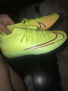 Brand New Nike Mercurial Superfly MDS002 Size 6 Indoor RARE YELLOW BLACK - Picture 1 of 7