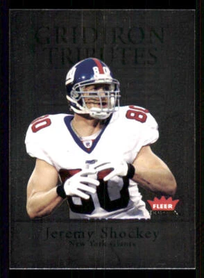 2004 Fleer Tradition Gridiron Tributes #12GT Jeremy Shockey - Image 1 of 2
