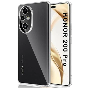 Housse de protection pour Honor 200 Pro sac pour téléphone portable housse silicone ultra étui clair - Photo 1/7