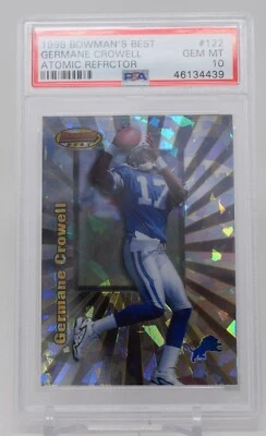 1998 Bowman's Best Germane Crowell Atomic Refractor PSA 10 65/100 - Image 1 of 2
