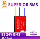 Daly BMS 8S 24V 15A 20A 30A 40A 50A 60A 80A for LiFePO4 Battery Pack Scooter SDE