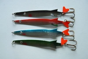 4 NUEVO cebo de señuelo de pesca de falda de cuchara de metal 0.6 oz - Imagen 1 de 1