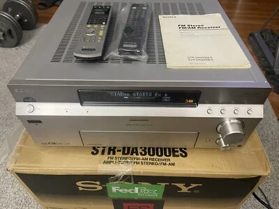Sony A/V Reciever 7.1 Ch. STR-DA3000ES 150 Watts Per Channel 2 Remotes Bundle - Image 1 of 4