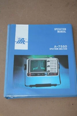  Aeroflex IFR Systems Spectrum Analyzer A-7550 Operation Manual - Image 1 of 3