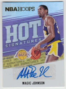 2017-18 Panini Hoops NBA Lakers Magic Johnson Hot Signatures Auto #4 - Picture 1 of 4
