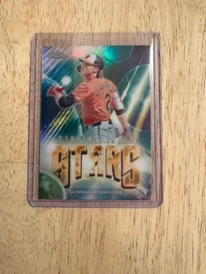 2024 Topps Chrome Update Series - Stratospheric Stars #SSC-22 Gunnar Henderson - Image 1 of 2