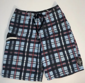 Boardshorts Herren Größe 30 Kirra blau kariert - Bild 1 von 8